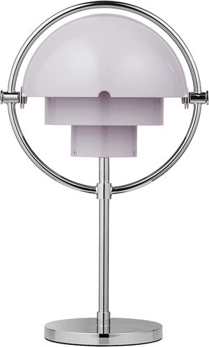 Multi-Lite Portable Lamp, EU (Base: Chrome, Shade: Pale Lilac)