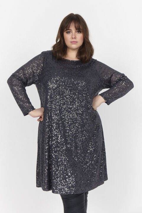 Curvy WA-KATHRINE 4 Kjole Mørk grå