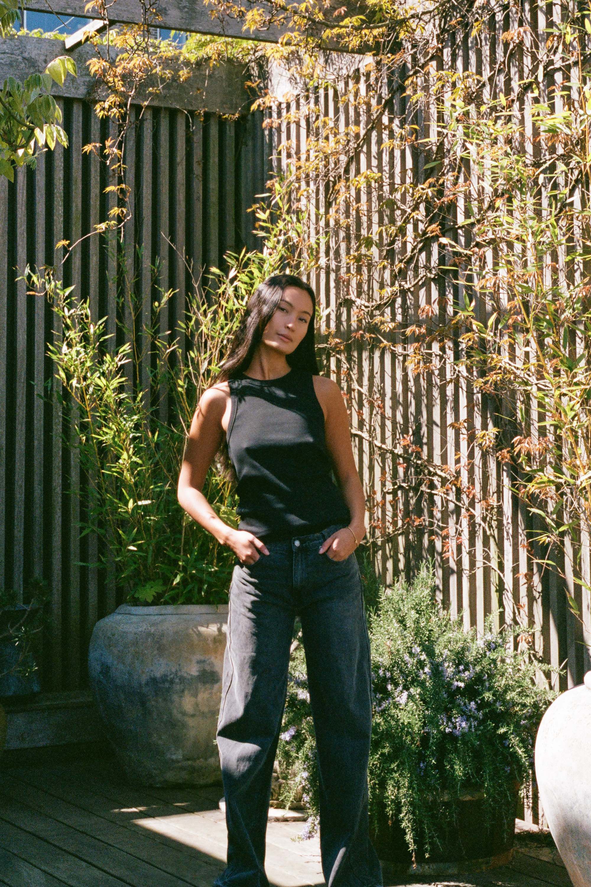 Rib jersey tank - Nelle