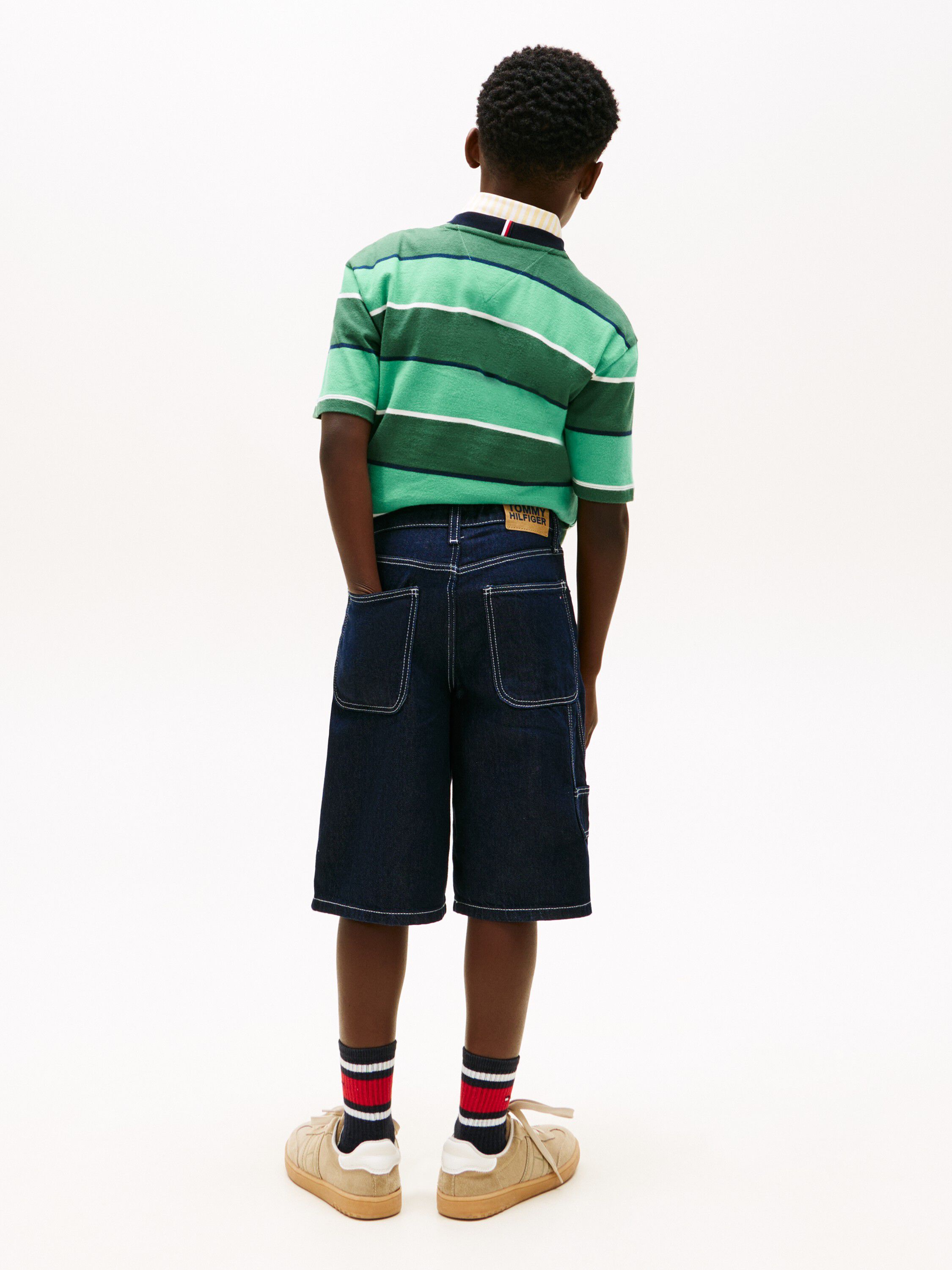 BAGGY RINSE DENIM SHORTS