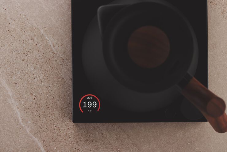 Corvo EKG Pro 0. 9L Matte Black + Walnut Handle