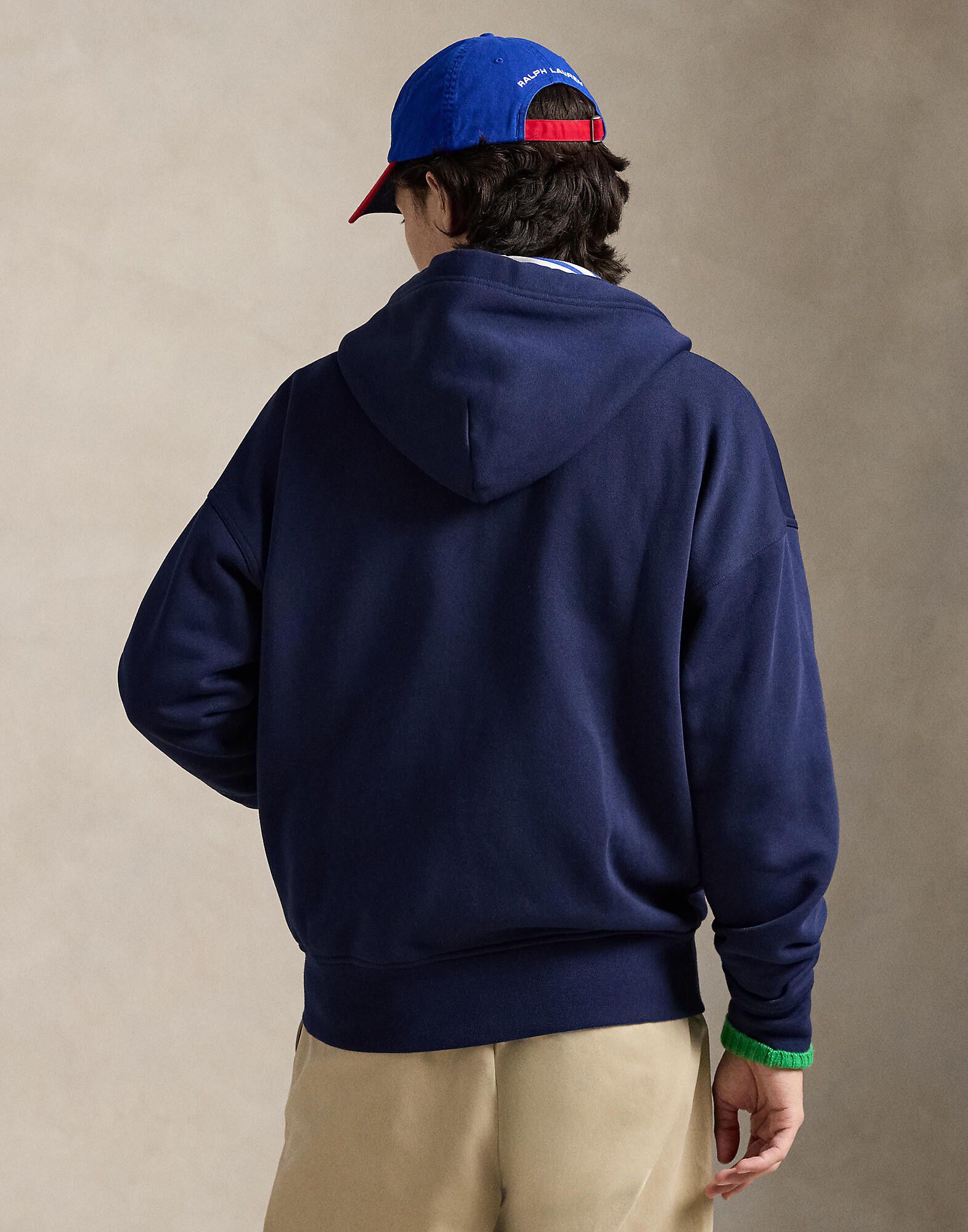 Relaxed Fit Polo Sport Fleece Hoodie