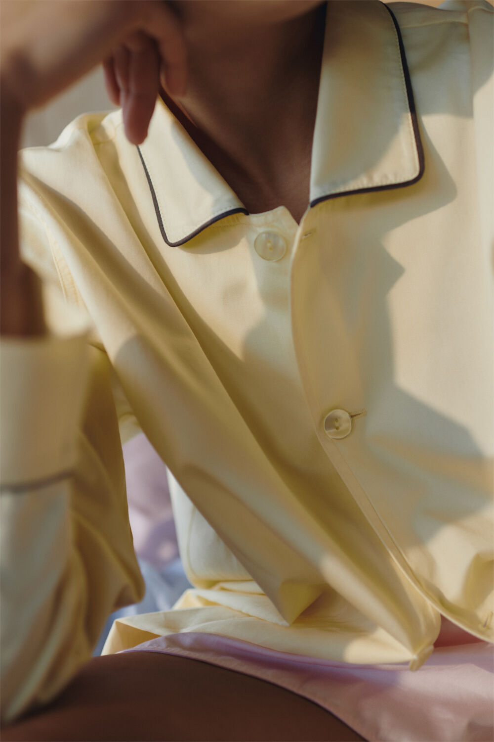 Outline Pyjama L/S Shirt-M/L-Soft y