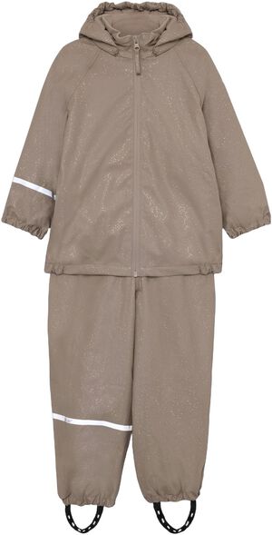 Rainwear Set - AOP, w. fleece