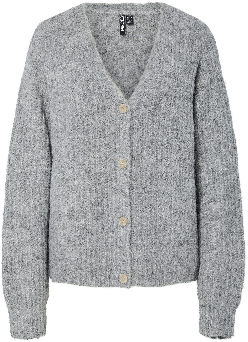 PCCLEO LS V-NECK KNIT CARDIGAN NOOS