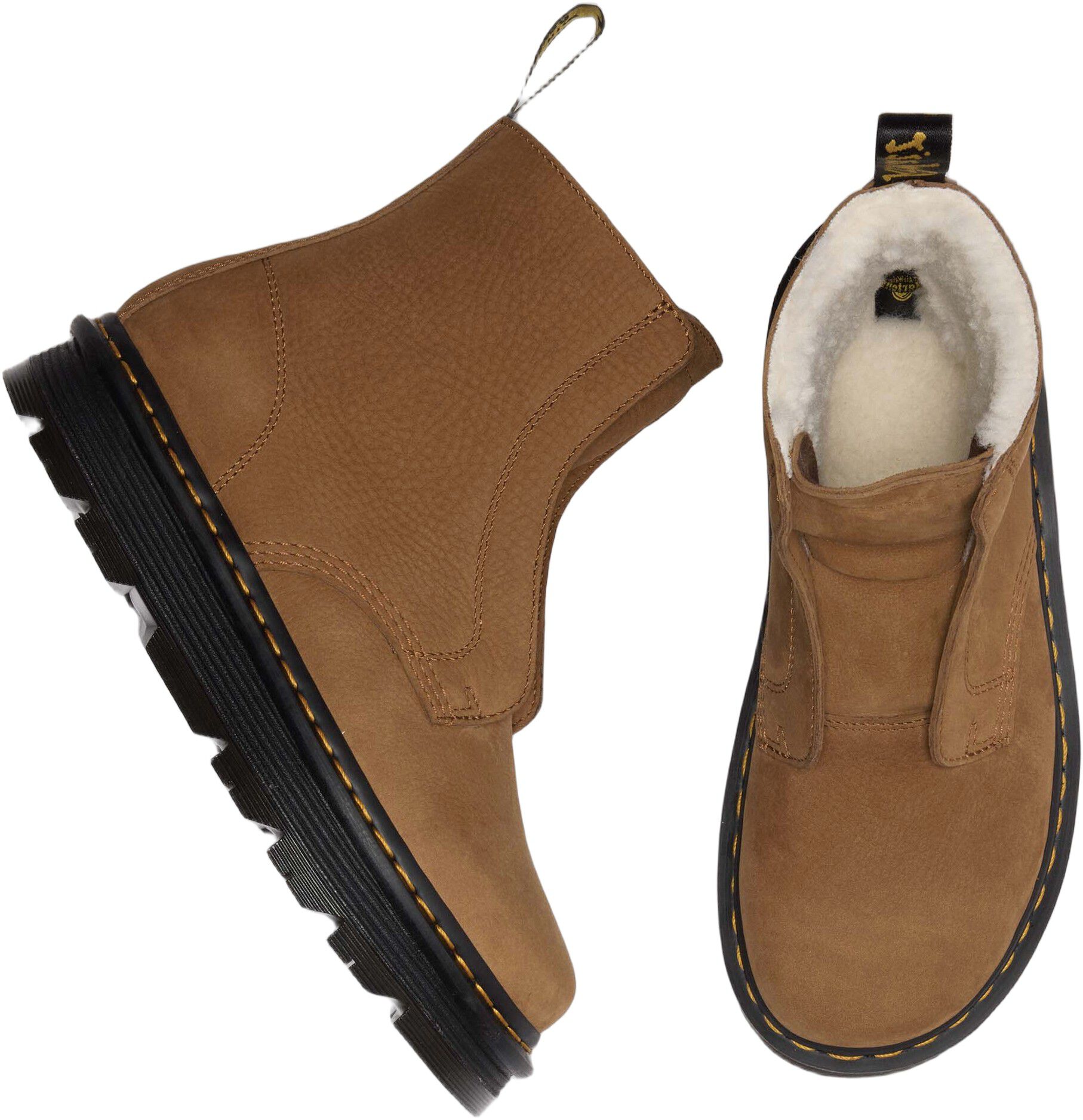 Zebzag Laceless Wl Desert Brown Milled Nubuck Wp