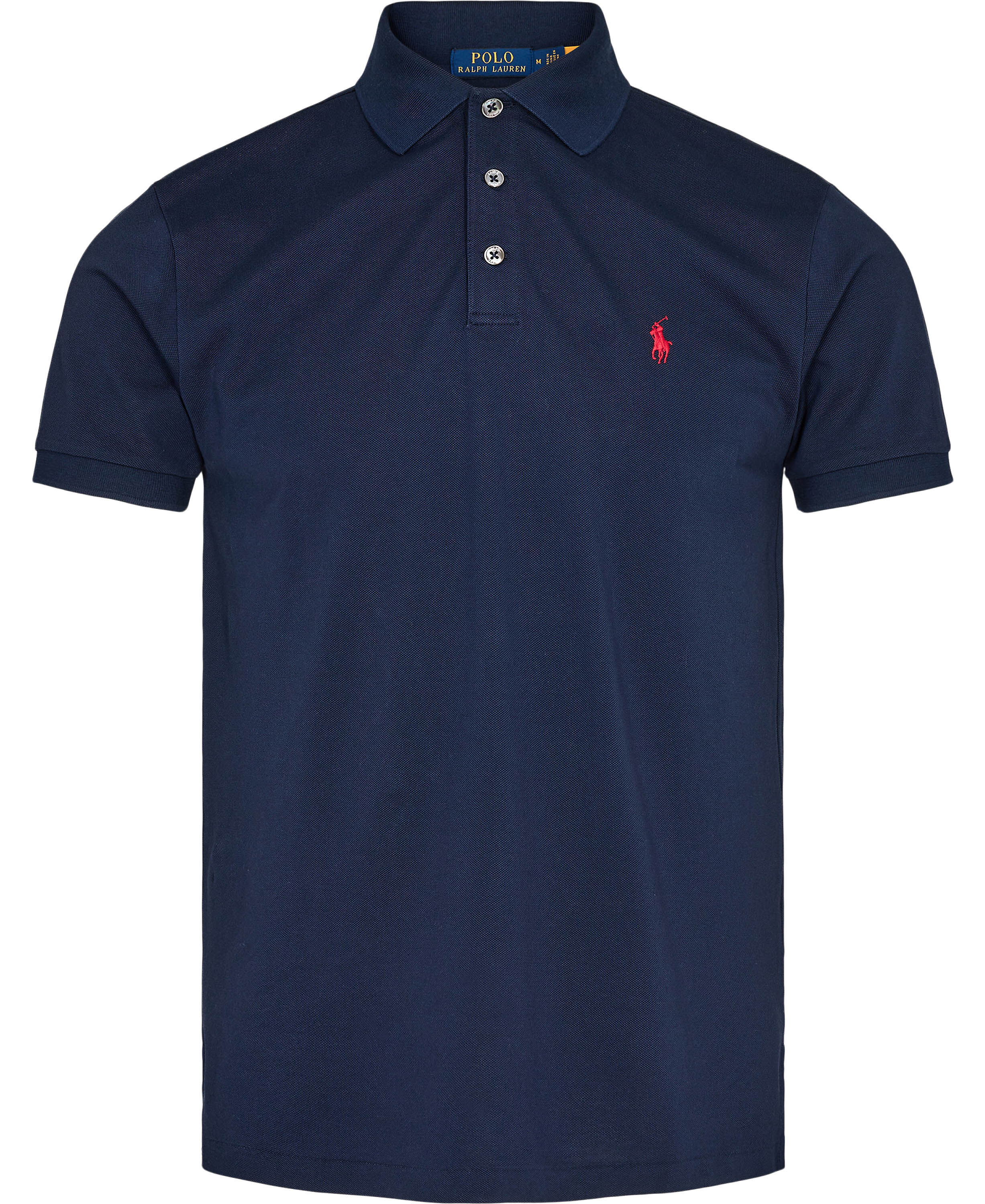 Slim Fit Stretch Mesh Polo