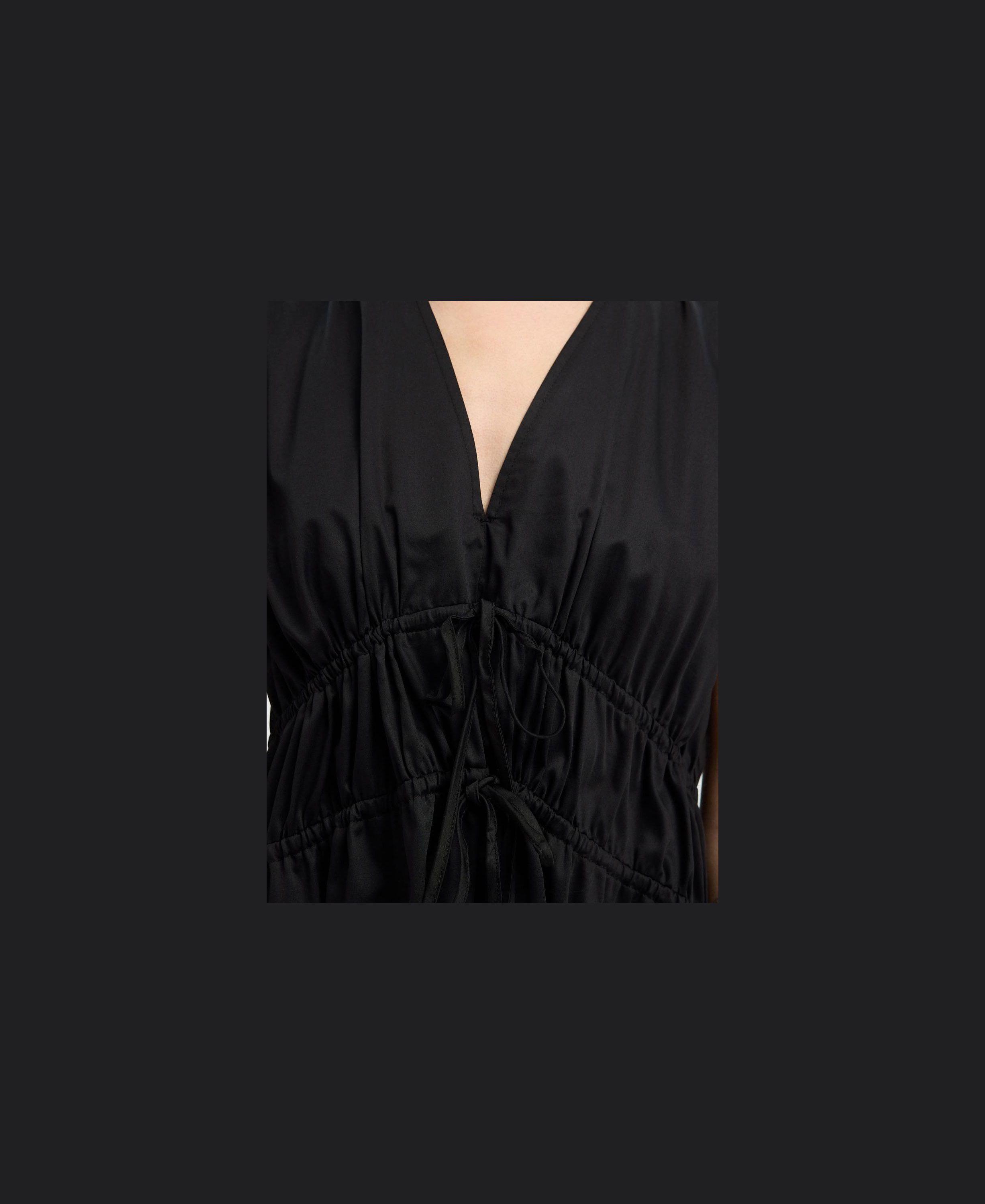 SLFALLY SL MIDI TIE DRESS B