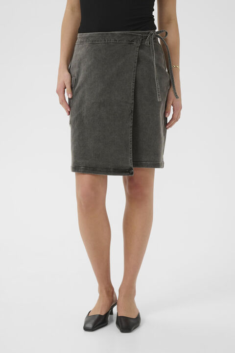 KAzina Wrap Denim Skirt