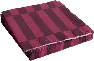 Pattern Napkins-Set of 20 Dinner-Bordeaux and wine
