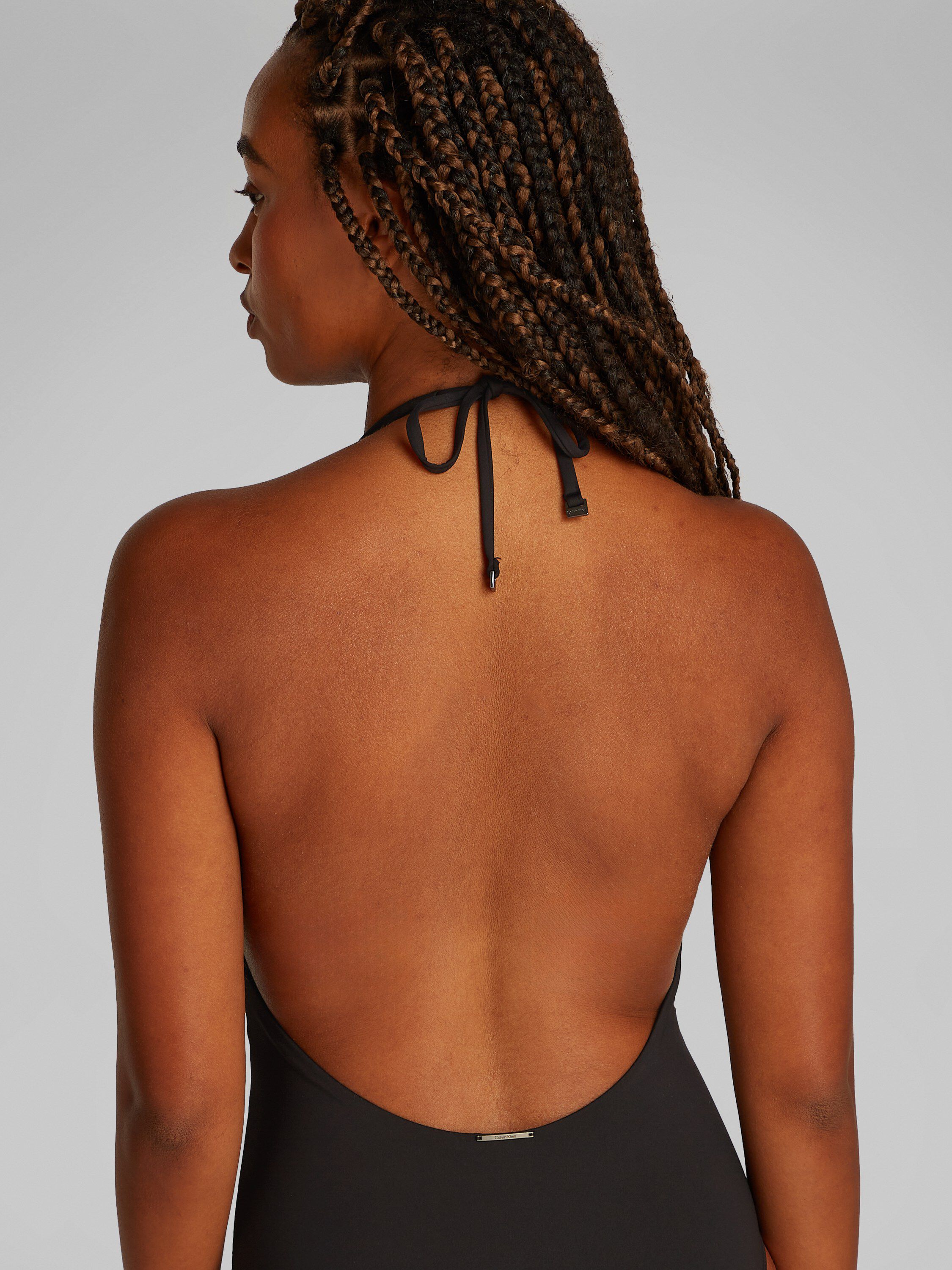 PLUNGE NECKLINE ONE PIECE