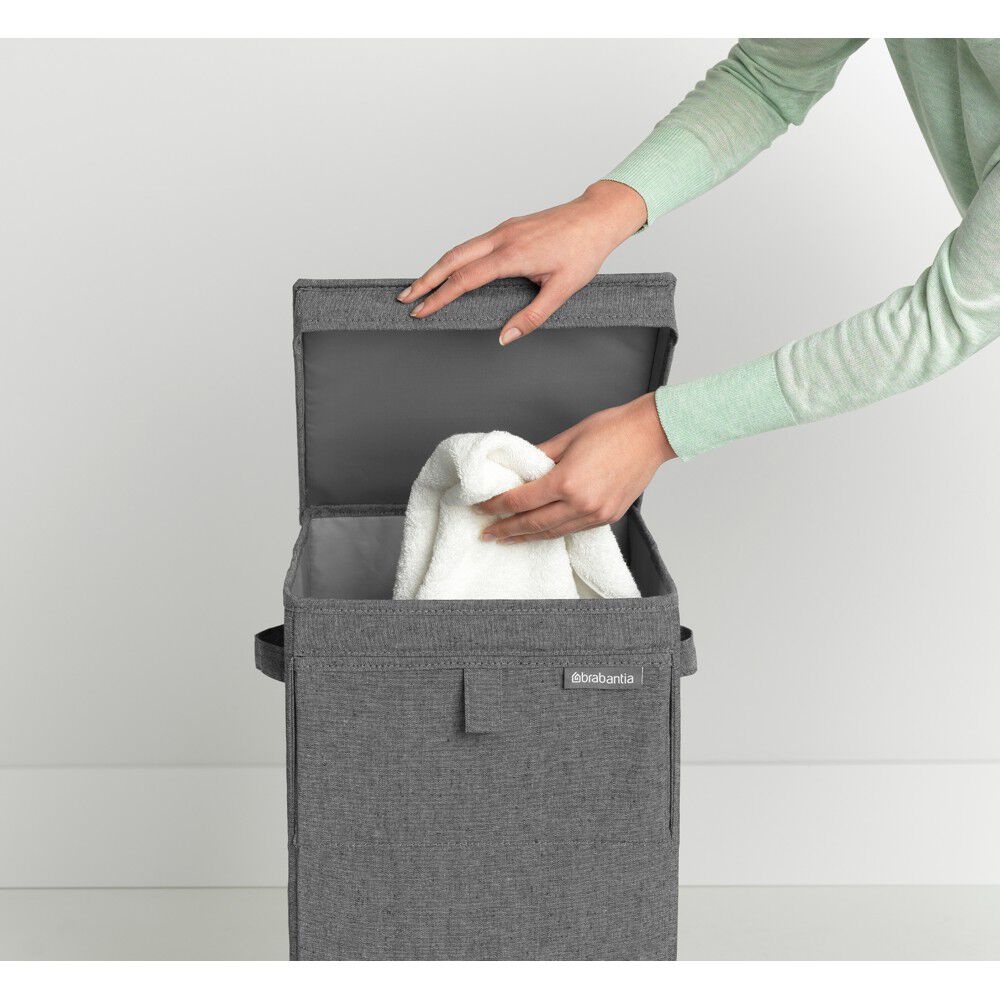 Stabelbar vasket&oslash;jsboks 35 ltr. - Pepper Black