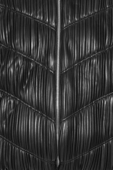 PLEATED BOMBER JACKET