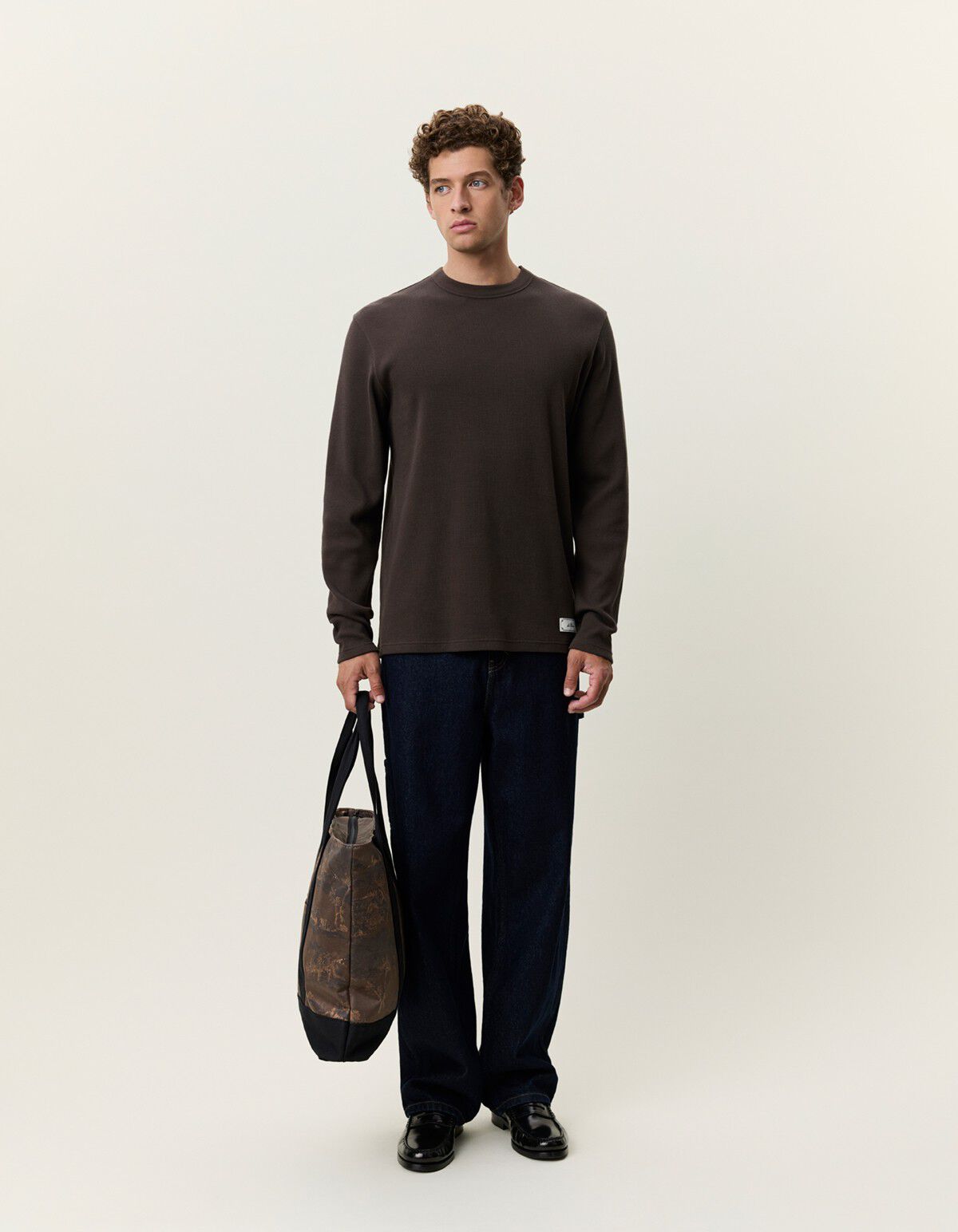 Label Waffle LS T-Shirt
