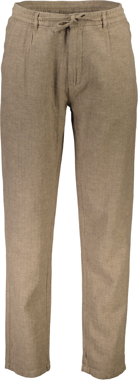Linen blend herringbone pants