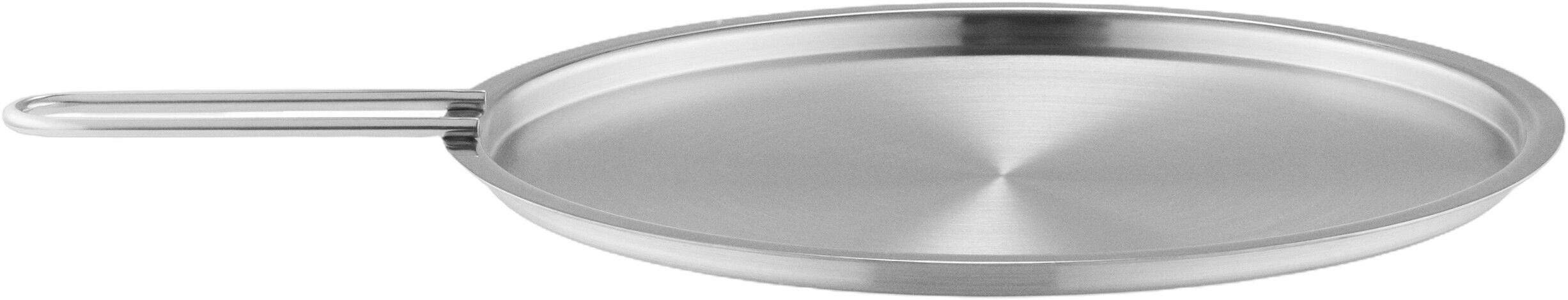 Tallerkenlokk 24 cm rustfritt st&aring;l