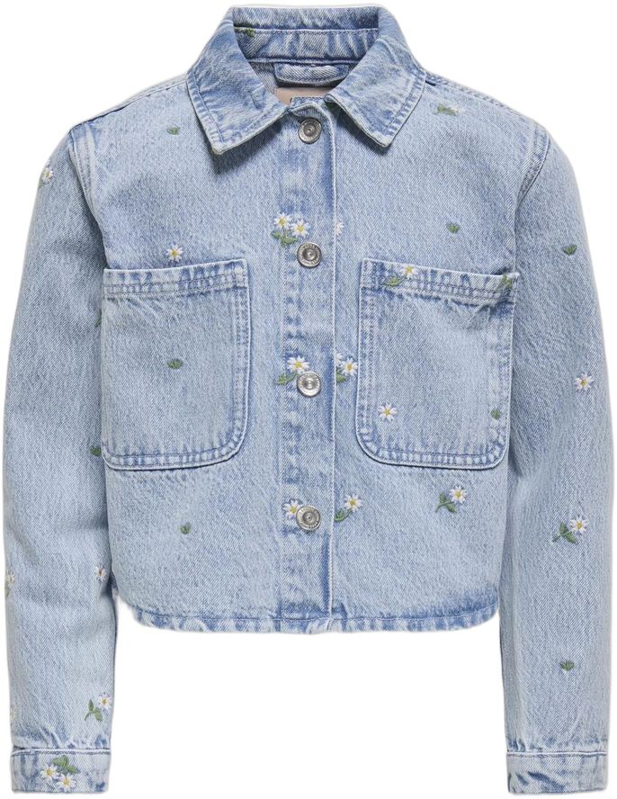 KOGCASSIE EMB LS OVS DNM SHIRT AZG