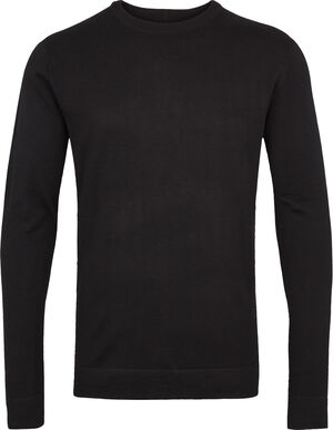 Merino strik med rund hals