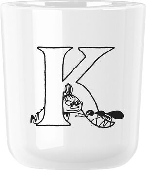 Moomin ABC kopp - K 0.2 l. Moomin white