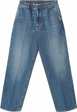 CLAY CREASED DENIM PANTS