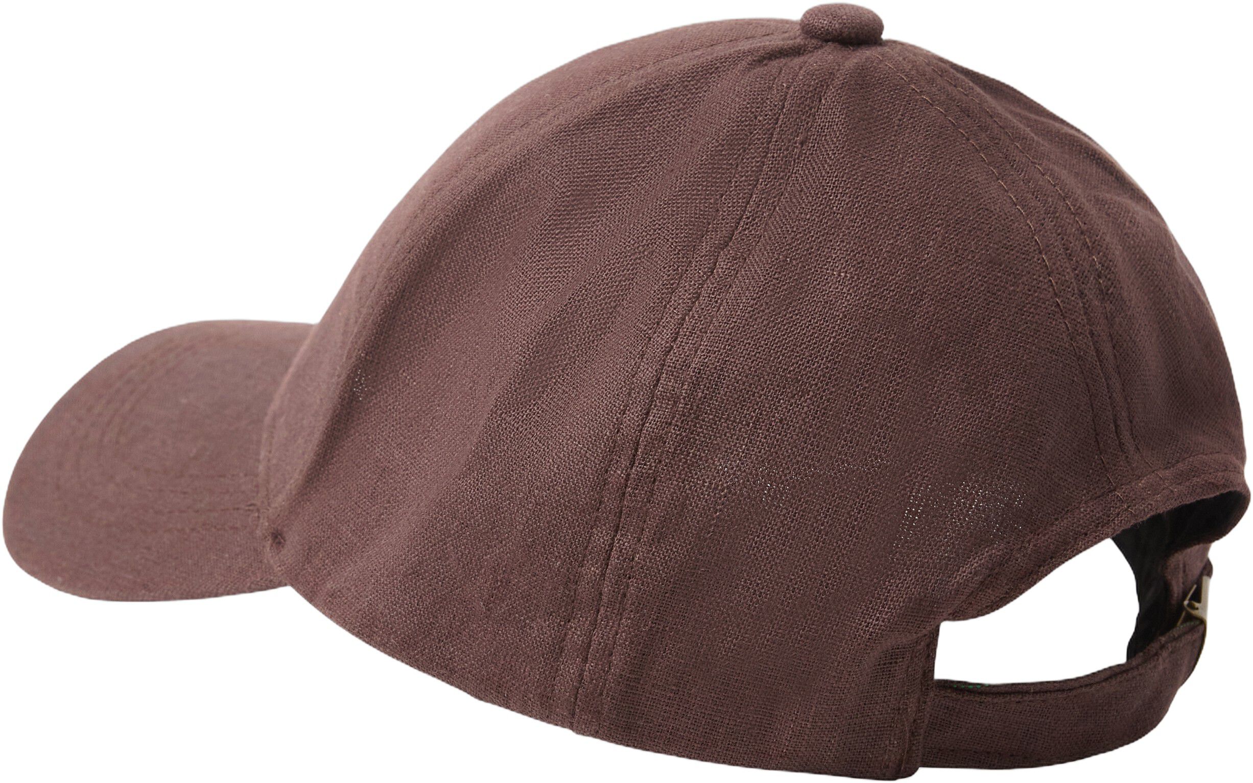 Klassisk kasket i h&oslash;r med rund skyg