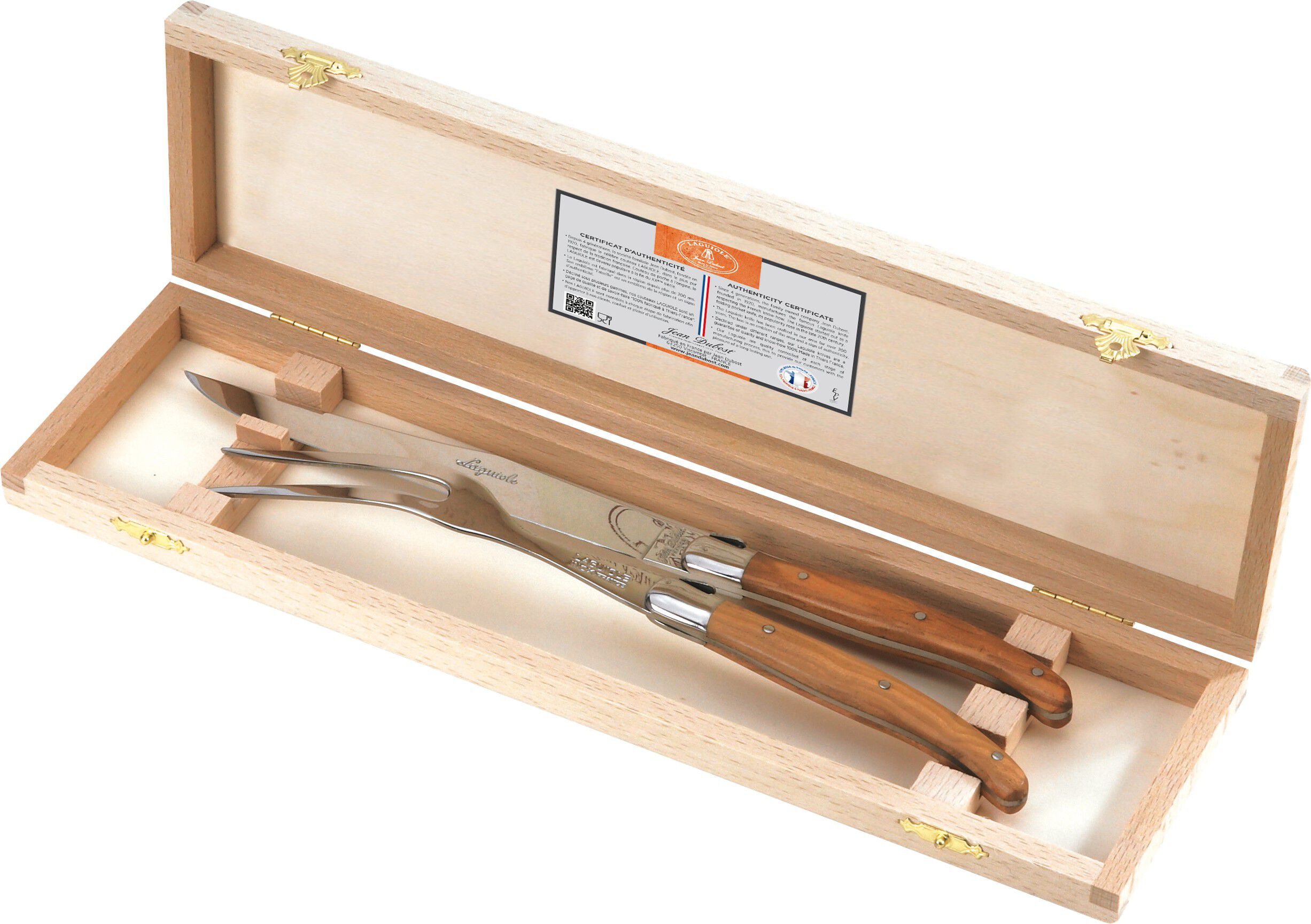 Udsk&aelig;rers&aelig;t tr&aelig; lukket tr&aelig;-&aelig;ske Laguiole