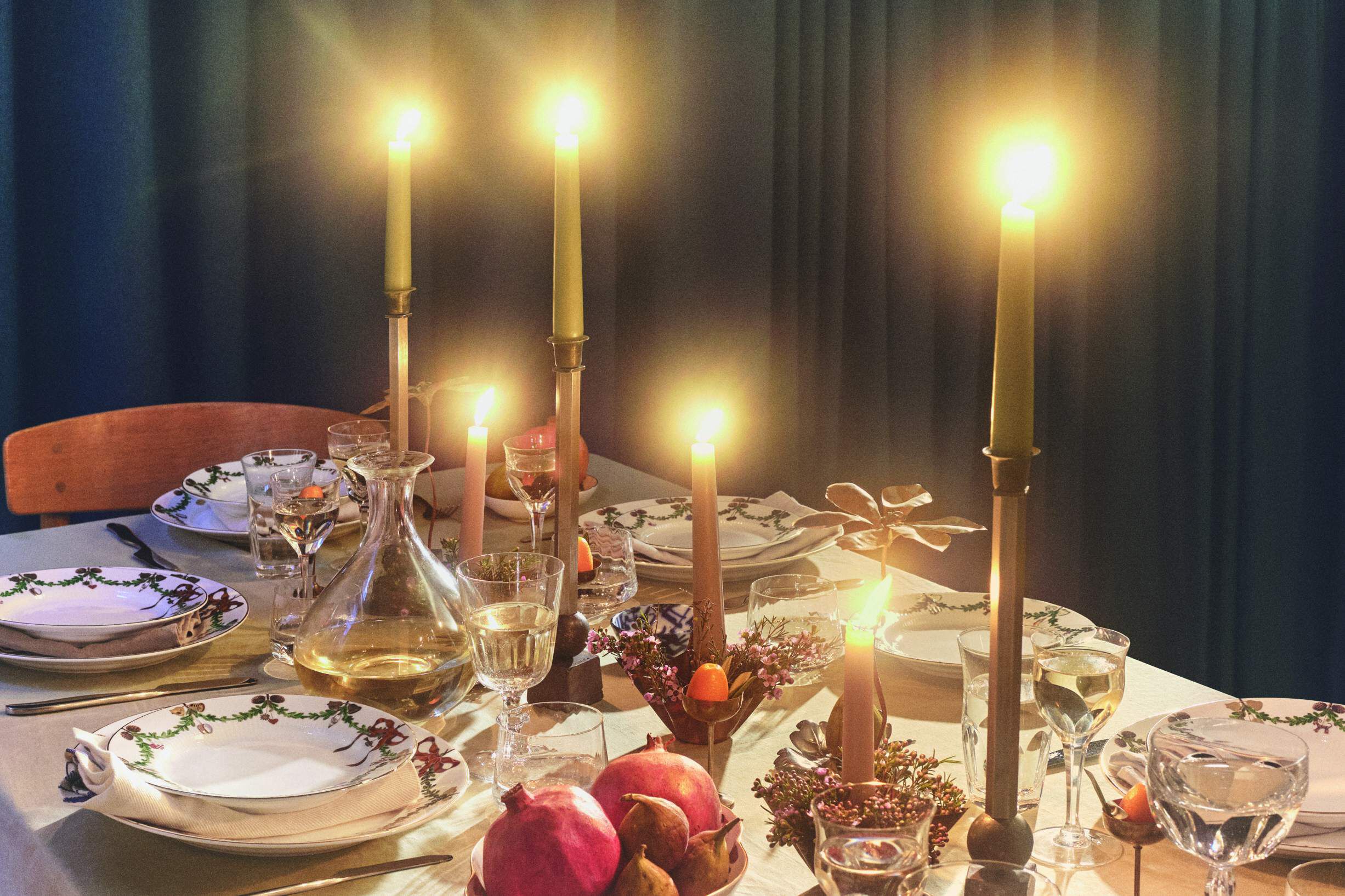 Stjerne Riflet Jul 22 cm. fad