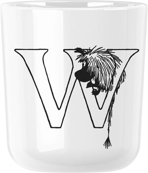 Moomin ABC kopp - W 0.2 l. Moomin white