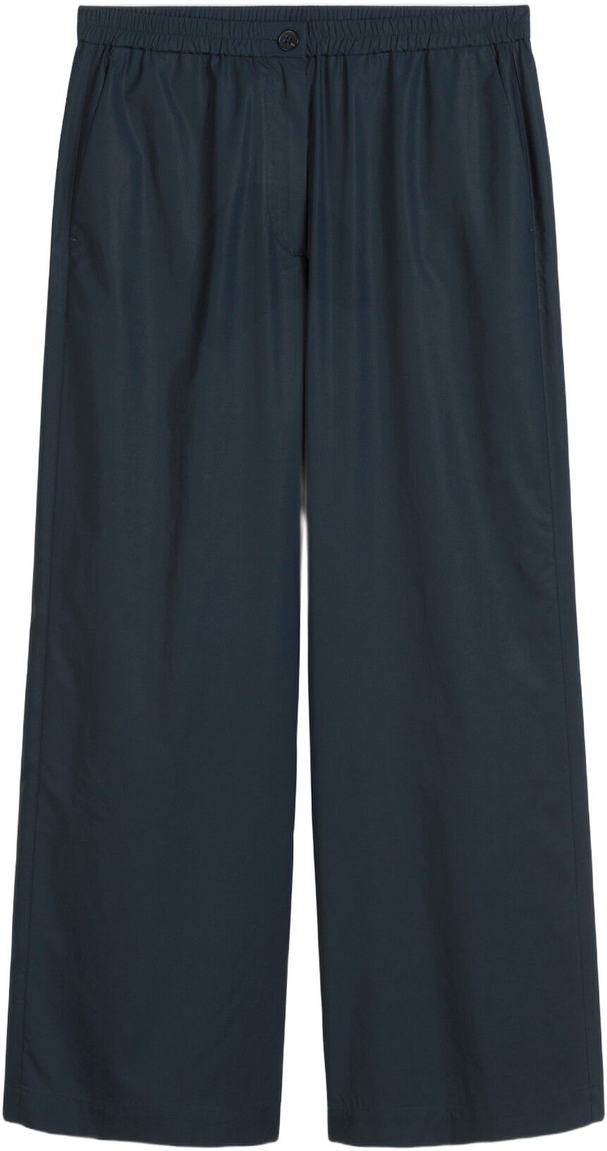 Pants, clean look, elastic waistban