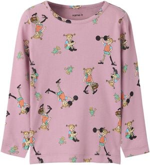 NMFARA PIPPI LS SLIM TOP SKY