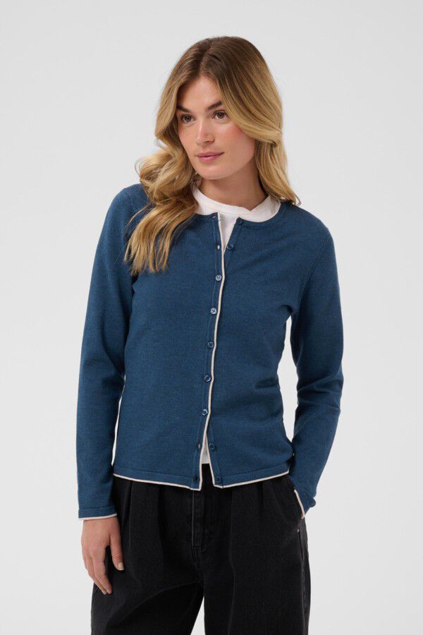 MilaSZ Contrast Stripe Cardigan