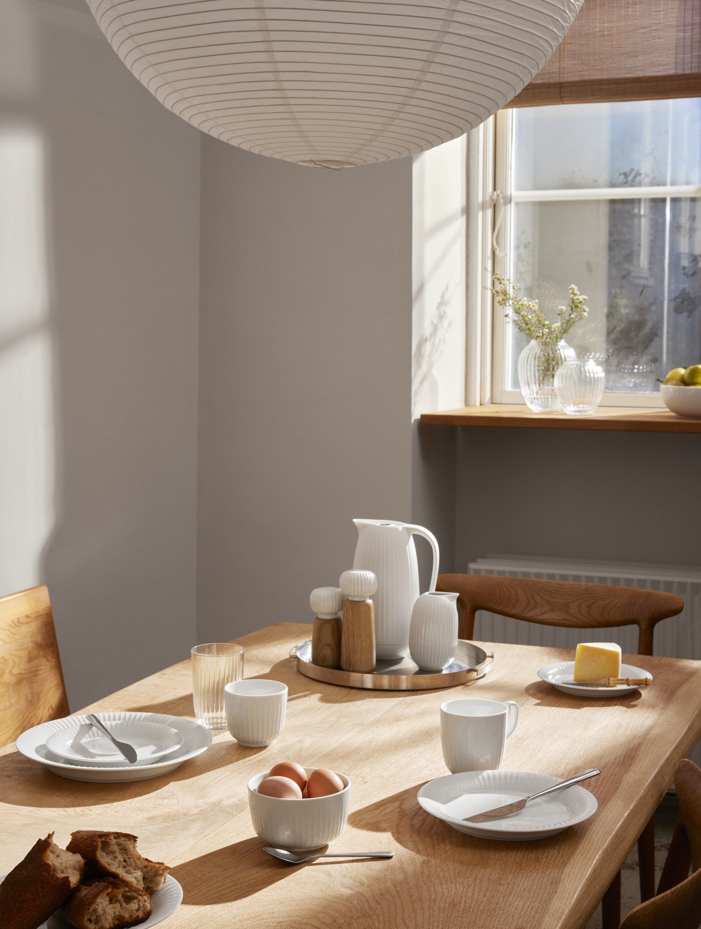 Hammersh&oslash;i Termokande 1,0 l hvid (17220)