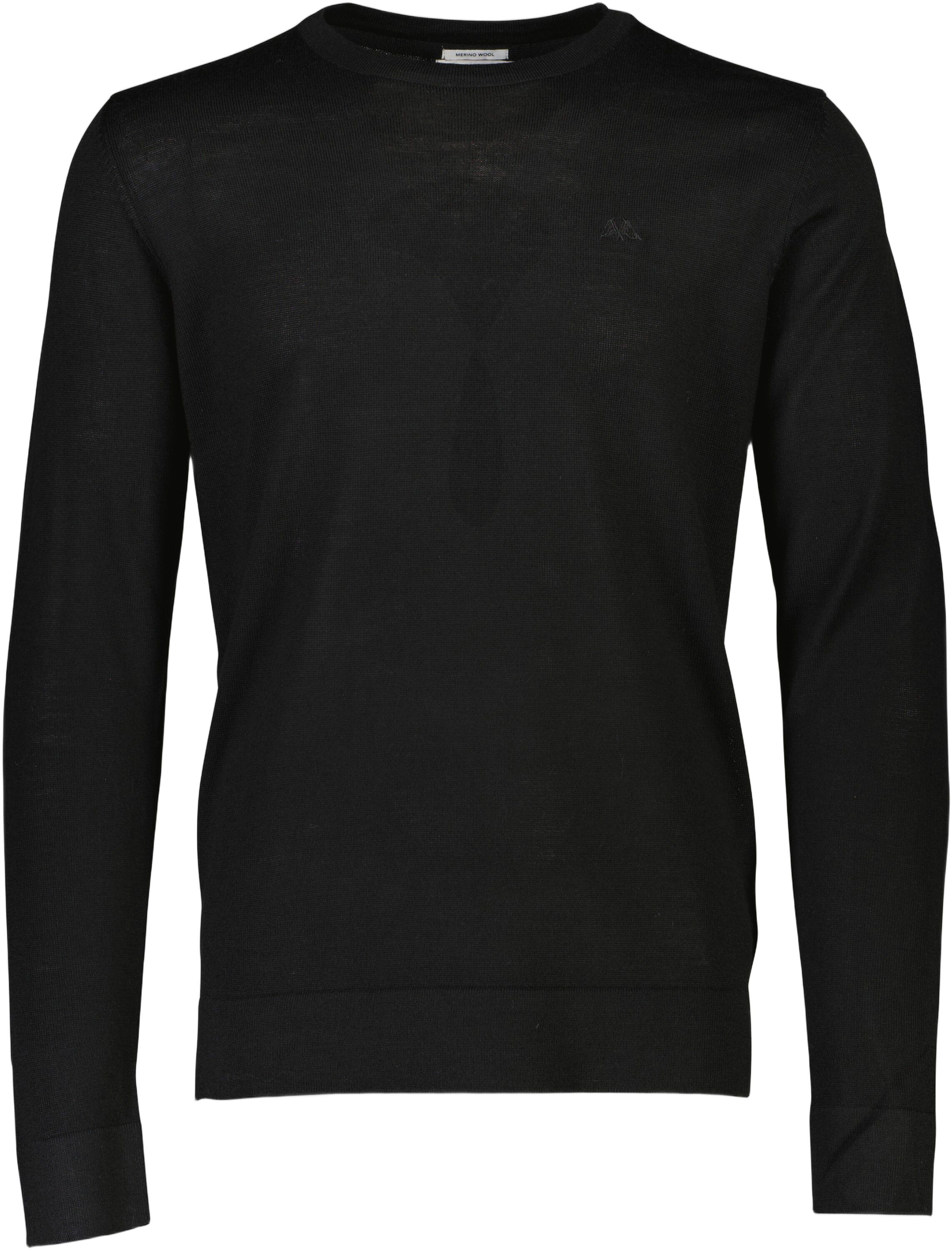 Merino strik med rund hals