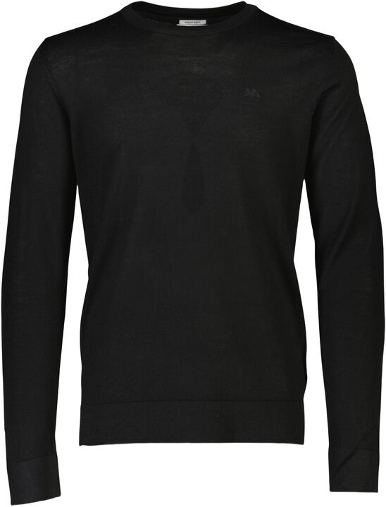 Merino strik med rund hals