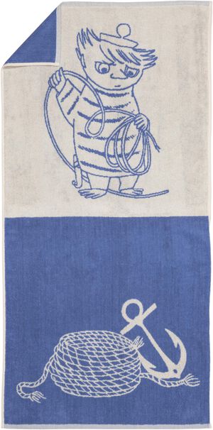 Moomin Badeh. kl&aelig;de 70x140 bl&aring;