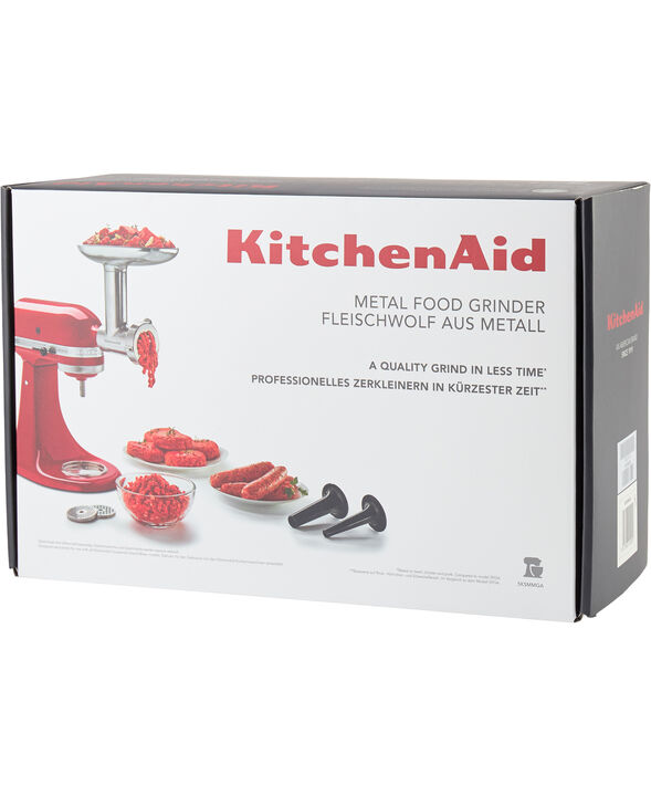 Kjøttkvern til kjøkkenmaskin stål/sort