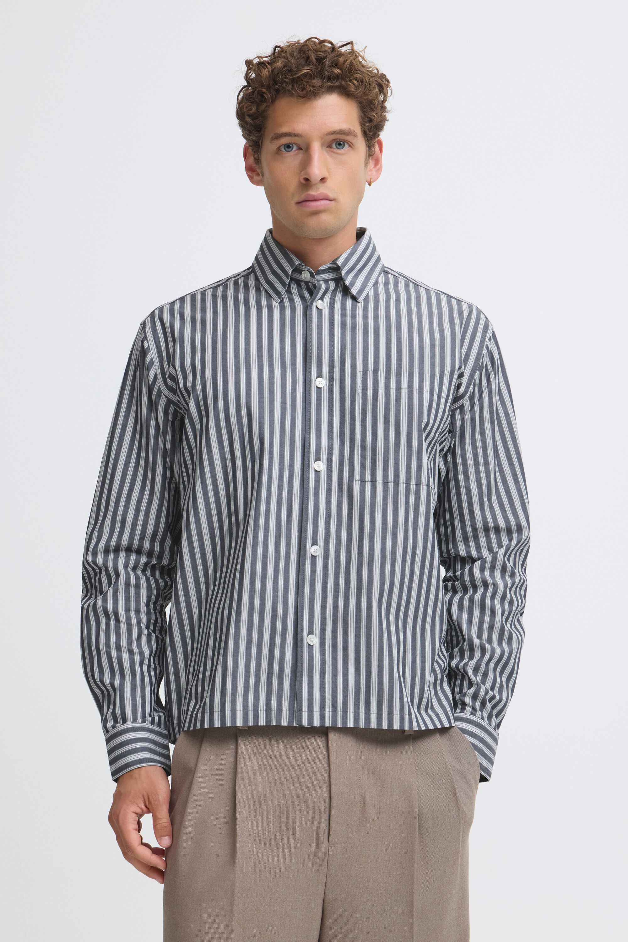 CFBERRY DOBBY STRIPED SHIRT