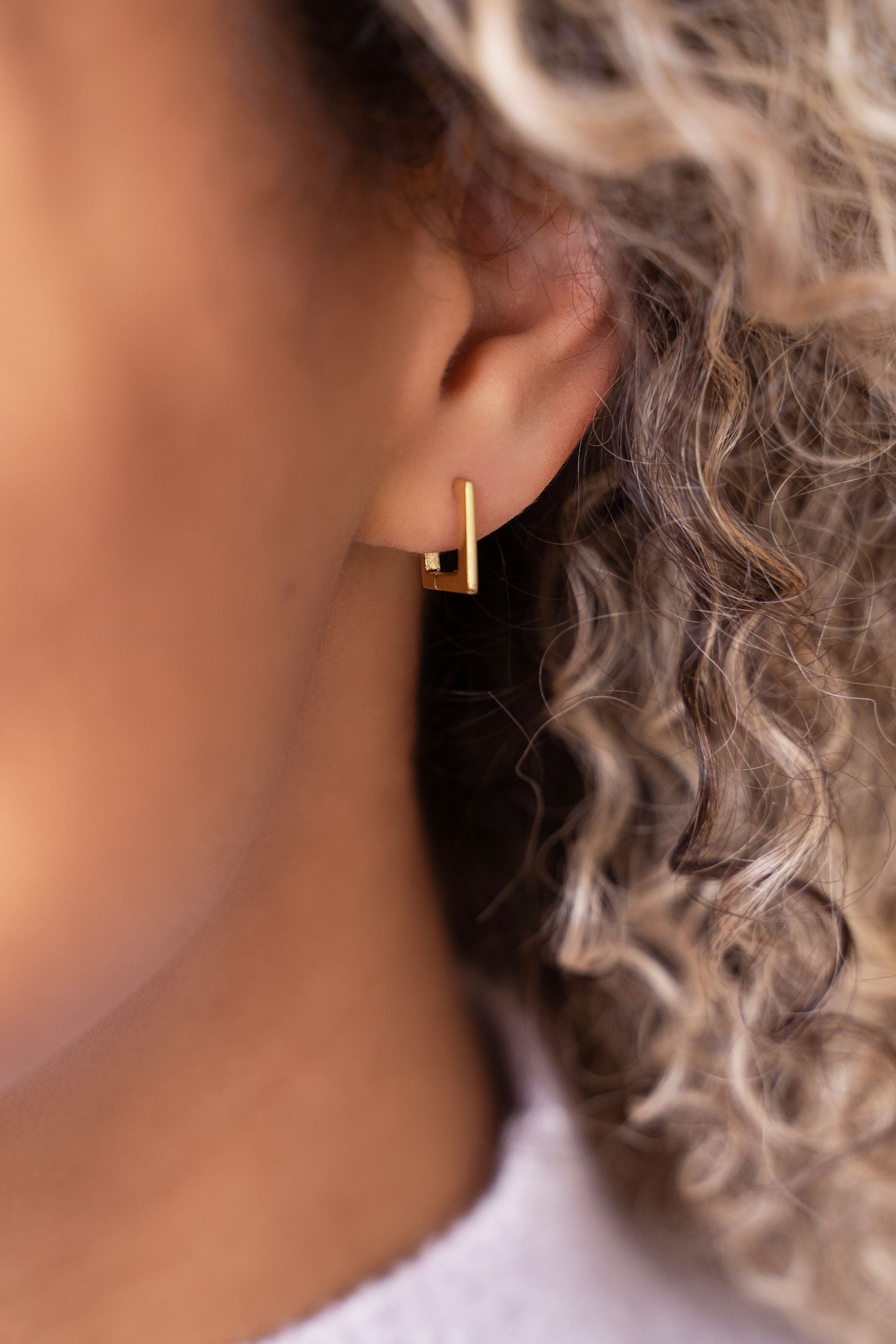 Earrings square small