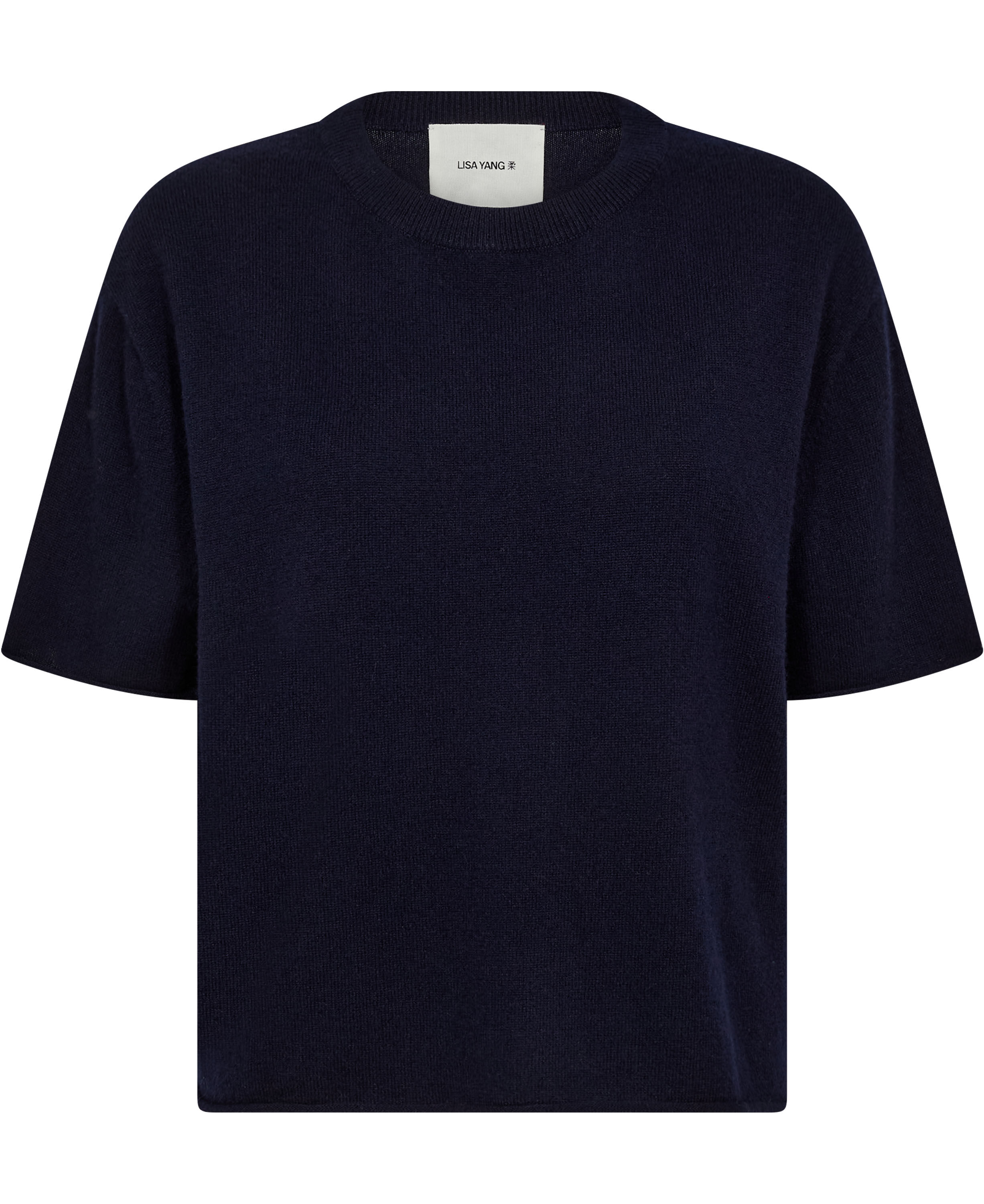 Kortermet strikkegenser