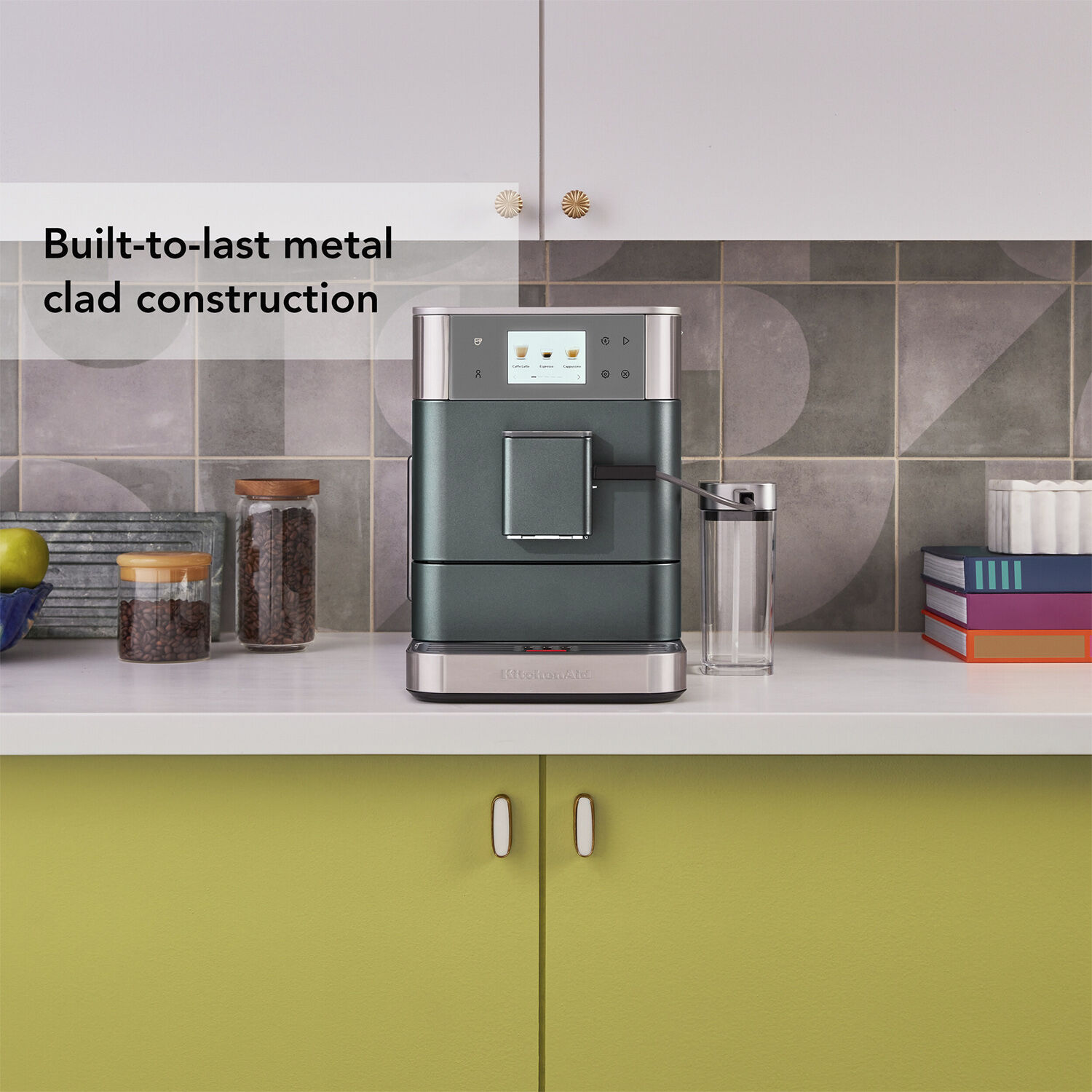 KITCHENAID fuldautomatisk espressomaskin-5KES8557EJP