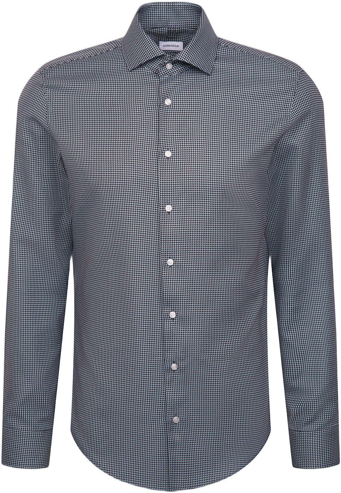 Business shirt Slim 1/1 Kent-Collar Pepita
