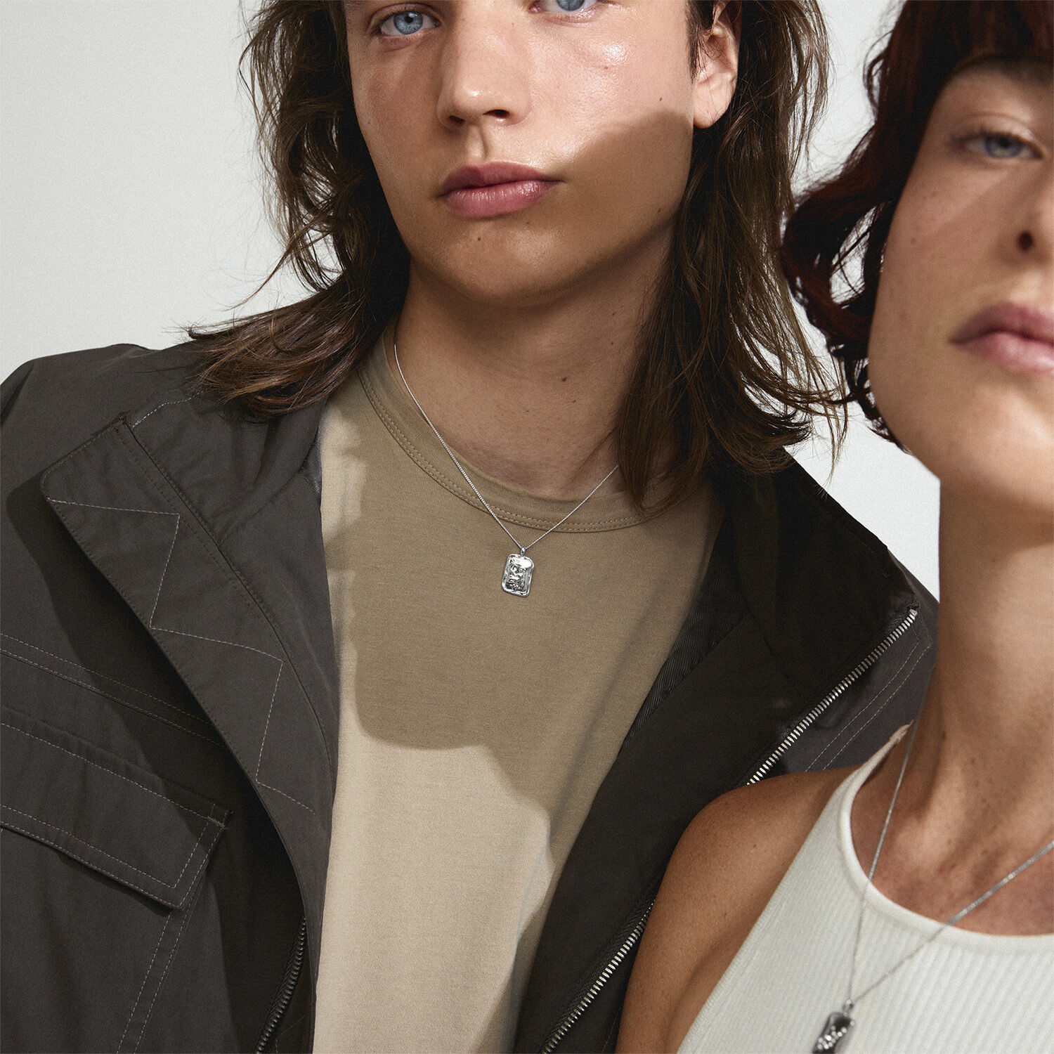 VIRGO recycled Zodiac Sign necklace, silver-plated