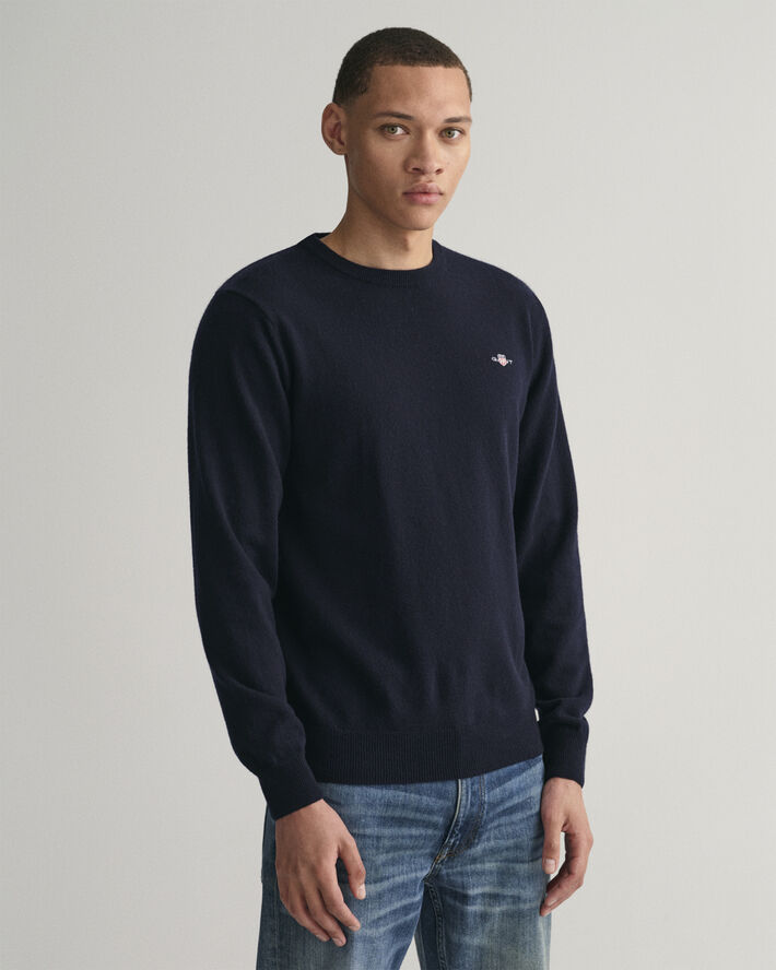SUPERFINE LAMBSWOOL C-NECK