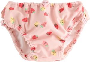 Elastic bathing briefs to prevent o