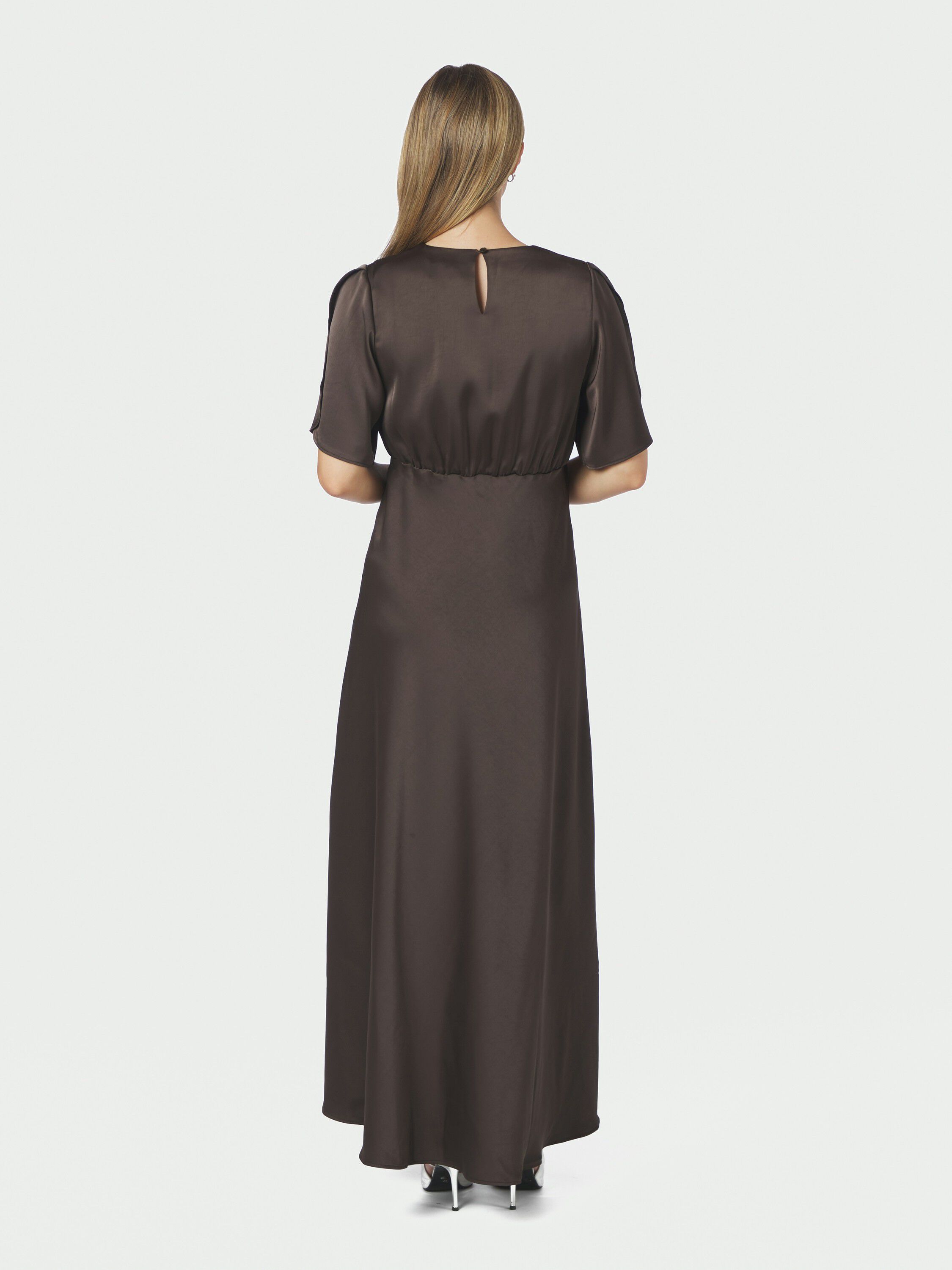 Zelina Heavy Sateen Dress