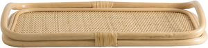 LAURUS rattan serving tray - nature