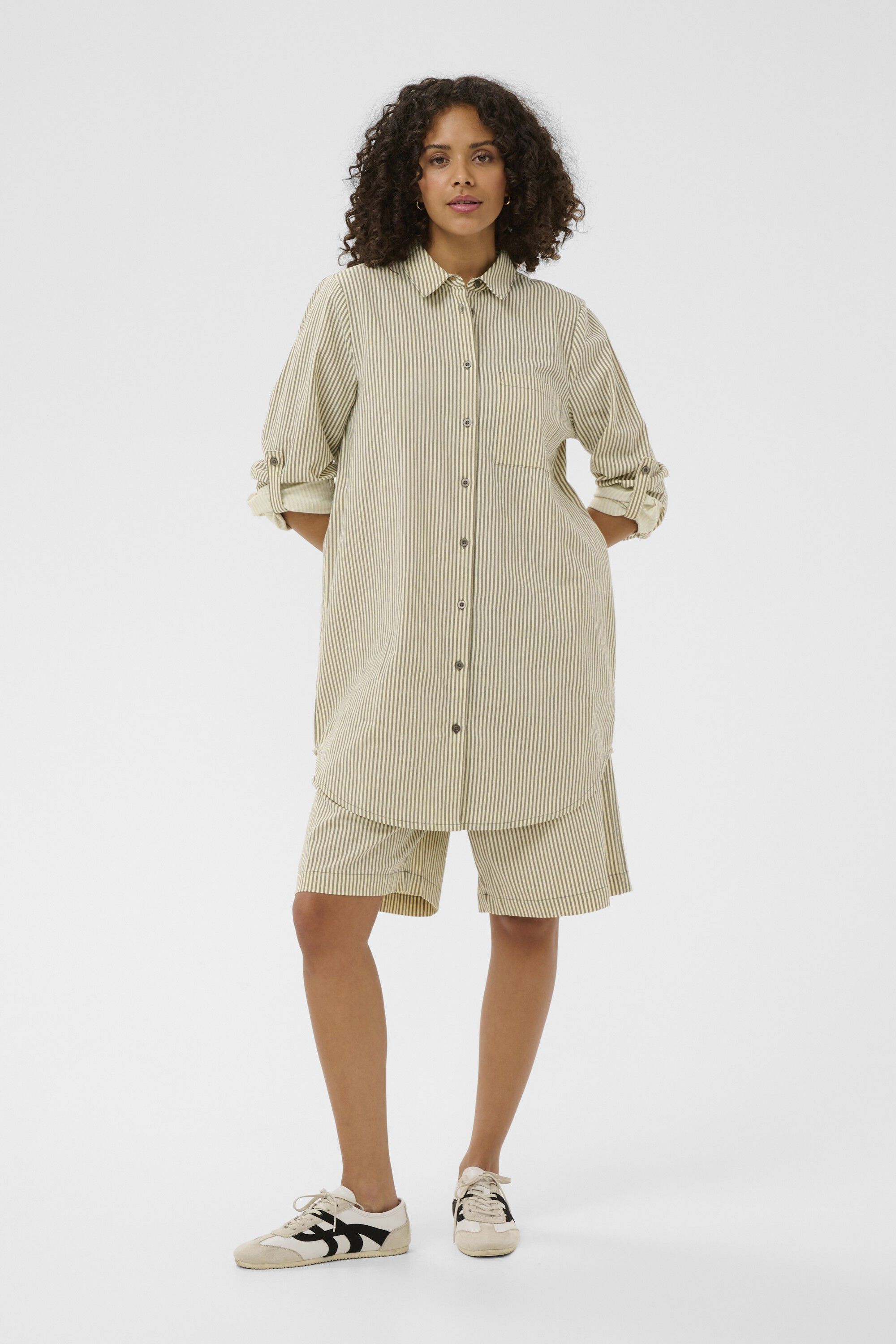 KAnaya Striped Shirt Tunic