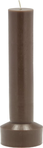 Kubbelys Hvils D8 x 23 cm Brown Parafin/Stearin