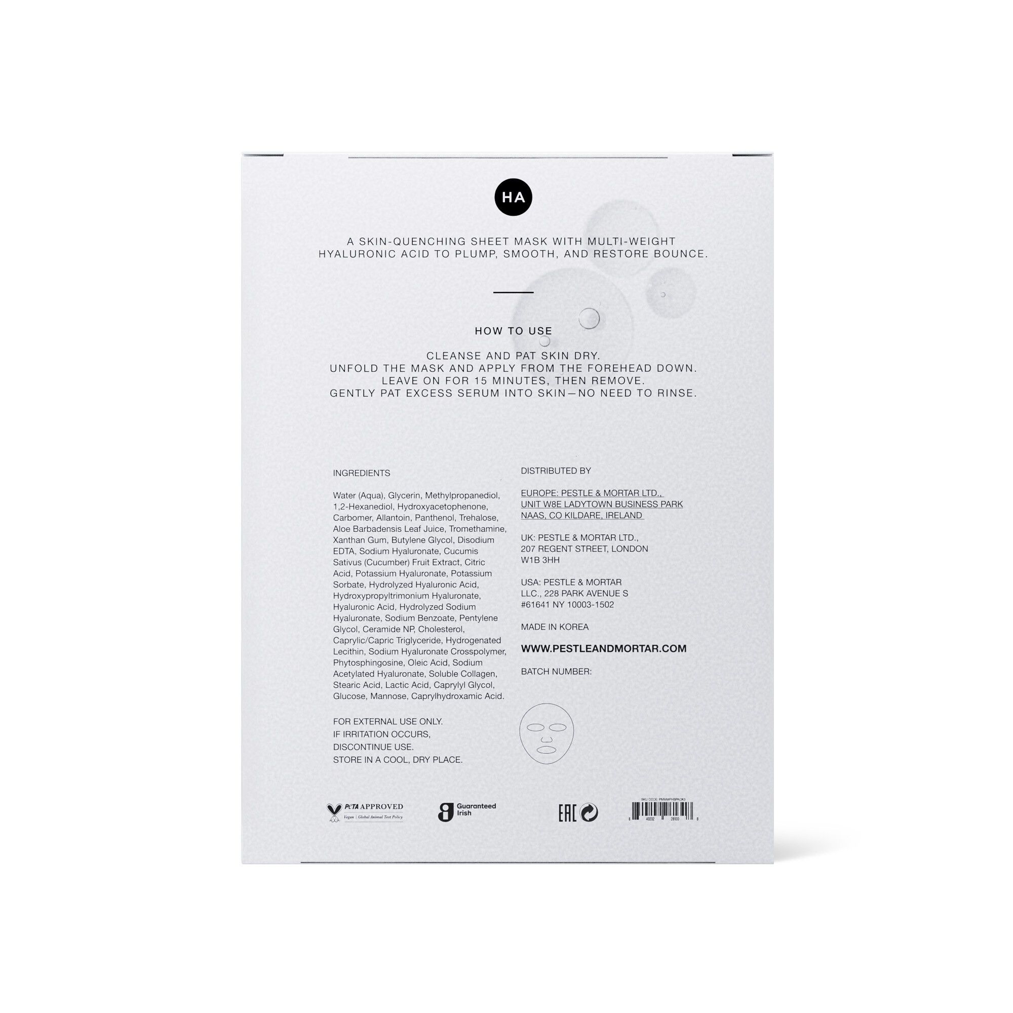 Pure Hyaluronic Sheet Mask