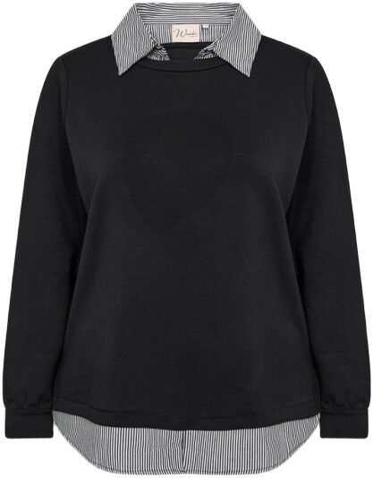 Curvy WA-SABINA 63 Sweatshirt Sort